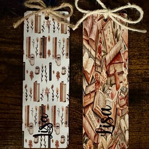 Customizable Bookmark - Book Themed