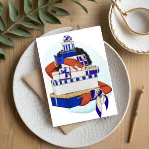 Cartes Voeux Soeur Afro Américaine Cadeau Sororité Zeta Phi Beta