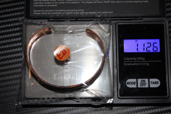 Textured Cuff Bracelet – Marked LN – Copper-Toned… - image 10