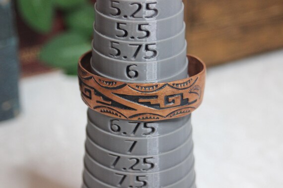 Textured Cuff Bracelet – Marked LN – Copper-Toned… - image 9