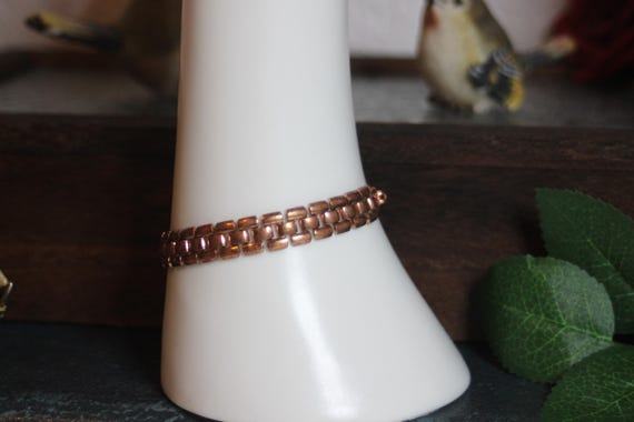 Chain Bracelet – Marked “Solid Copper” – AS-IS, w… - image 1