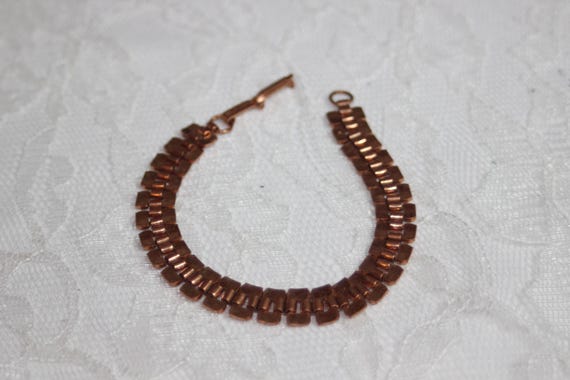 Chain Bracelet – Marked “Solid Copper” – AS-IS, w… - image 6
