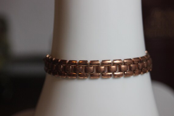 Chain Bracelet – Marked “Solid Copper” – AS-IS, w… - image 5