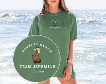 Team Jeremiah Mildred Giraffe | Cousins Beach Est. 2009 | T-shirt | Der Sommer verwandelte ich mich hübsch | TSITP