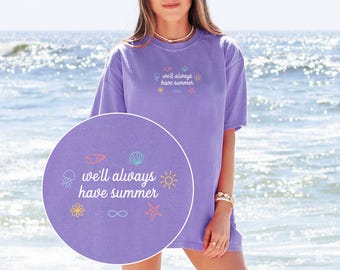 Wir haben immer Sommer Lila T-Shirt | Der Sommer verwandelte ich mich hübsch | TSITP