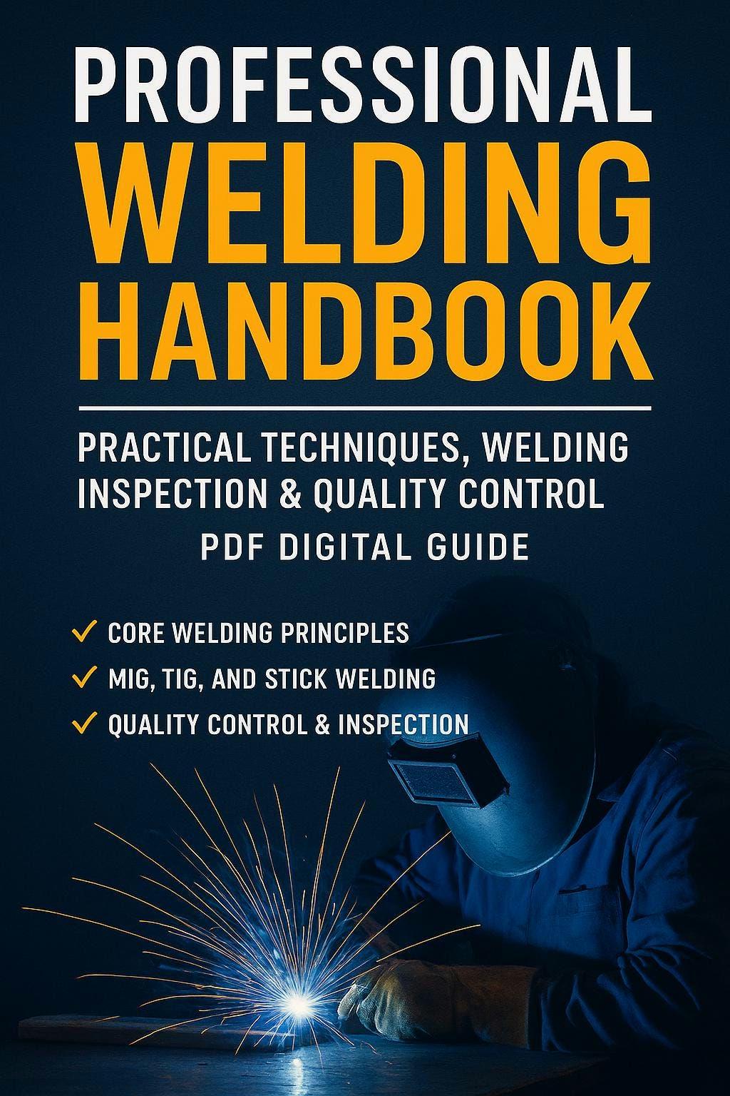Professional Welding Practice & Quality Control Guide Digital Training Book for Welders