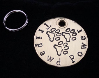 Tripawd Power Custom Tag for Dogs and Cats