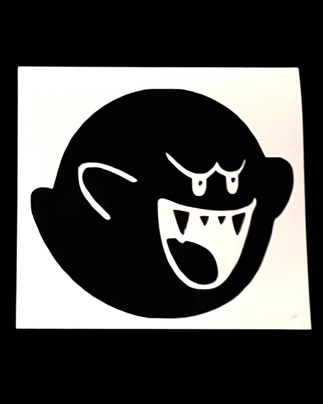 Nintendo Boo Vinyl Sticker – Precision-cut Ghost Decal | Waterproof ...