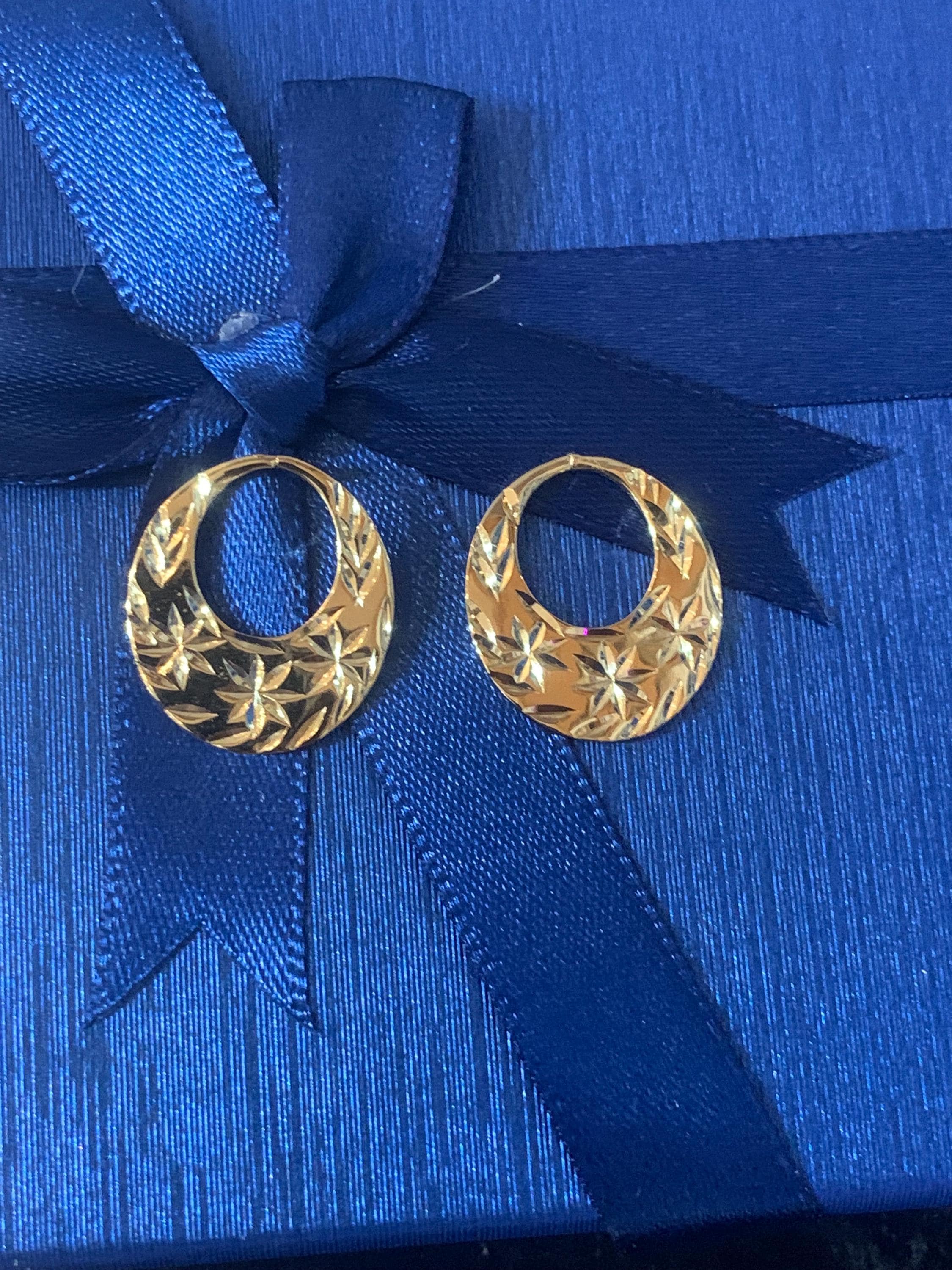 Nattiyan Earrings Gold - Etsy