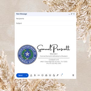 Texas State Logo Signature - Colored, TDCJ [Texas Department of Criminal Justice] Employees