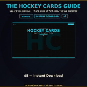 Guía para coleccionar cromos de hockey / Upper Deck Young Guns SP Authentic The Cup (PDF para principiantes) / NHL