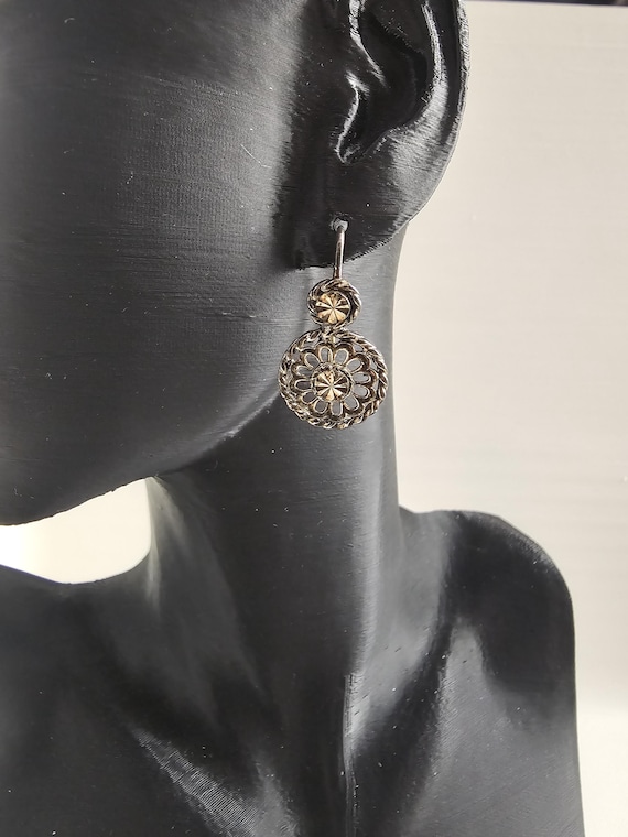 Beverly Hills Sterling Silver Dangle Earrings
