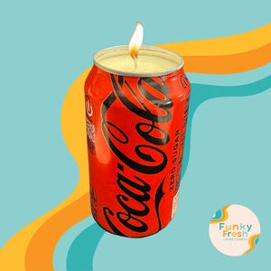 Citronella Candle | Coke Zero Candle | Can Candle | Soda Candle | Soy Candle | Hand Poured Candle | Soda Lover | Unique Gift