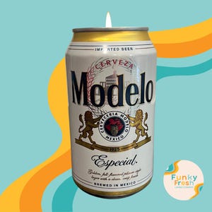 Citronella Candle | Modelo Beer Candle | Can Candle | Beer Candle | Soy Candle | Hand Poured Candle | Beer Lover | Unique Gift