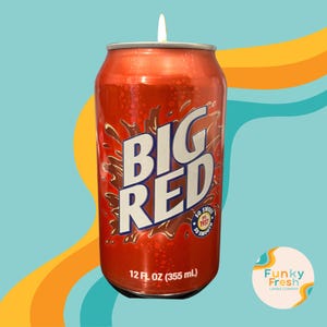 Citronella Candle | Big Red Candle | Can Candle | Soda Candle | Soy Candle | Hand Poured Candle | Soda Lover | Unique Gift