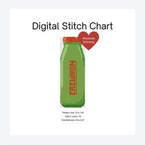Green Juice Needlepoint Canvas PDF