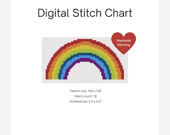 Rainbow Needlepoint Canvas PDF