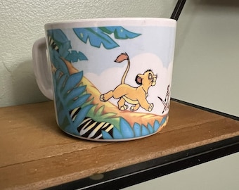 Lion King Kids Children Cup Melamine Zak Designs Disney Vintage 90s Simba Pumba