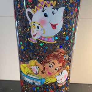 snow globe acrylic cup
