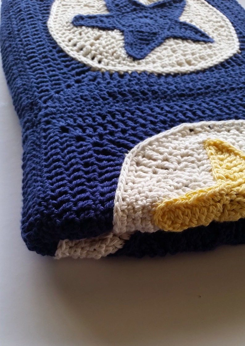 UK Terms Star Light Star Bright Blanket Crochet Pattern Etsy