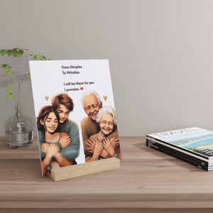 Oprechte familieliefde, perfect als huisdecoratie, gedenkwaardig cadeau, tafelkunst, dierbaren