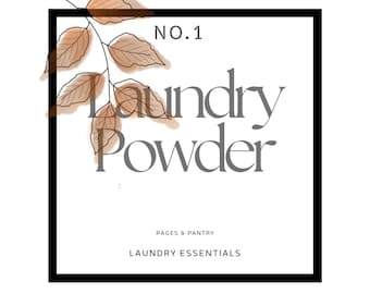 Watercolor Laundry Labels | Farmhouse Organization (Digital Download)