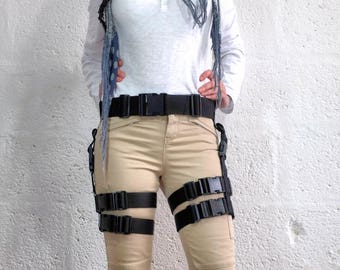 Arnés de muslo unisex pequeño - Tomb Raider, disfraz de Lara Croft, The Walking Dead
