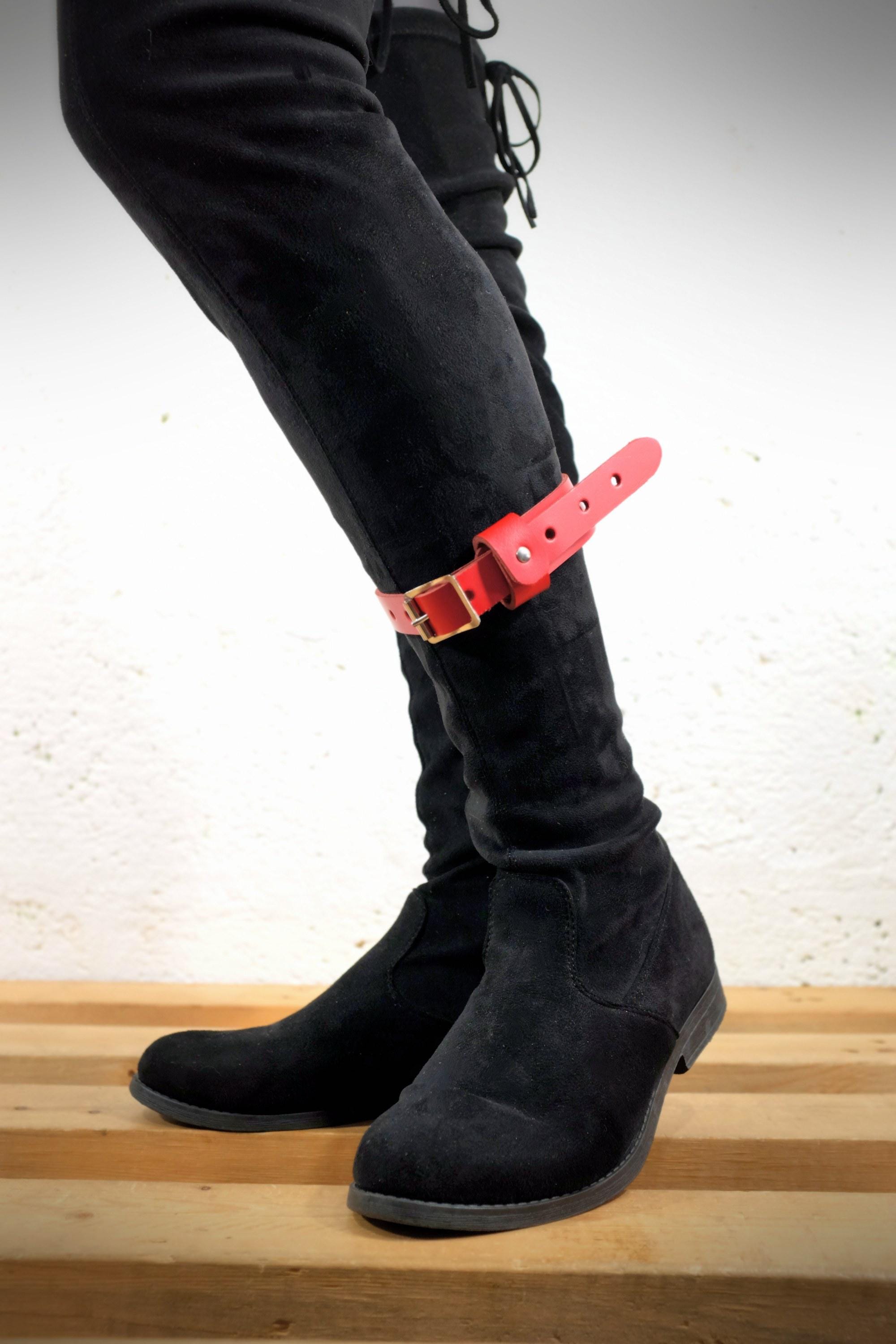 Leather Boot Garter Belt - Etsy