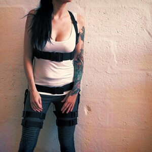 Tomb Raider Cosplay Kit - Lara Croft Chest & Thigh Harness Set in Large