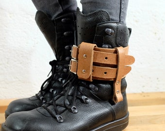 Unique Leather Boot Strap for Steampunk & Pirate Enthusiasts - Perfect for Festivals - SALE!