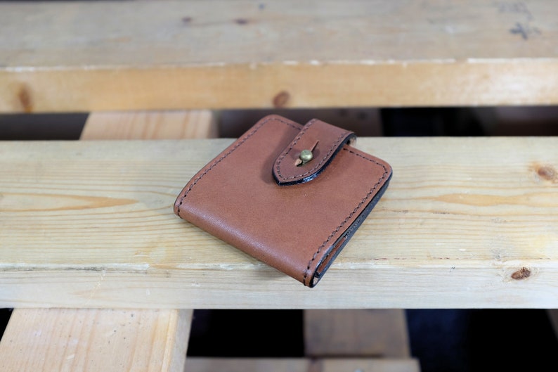 Hand made soft grain leather pouch