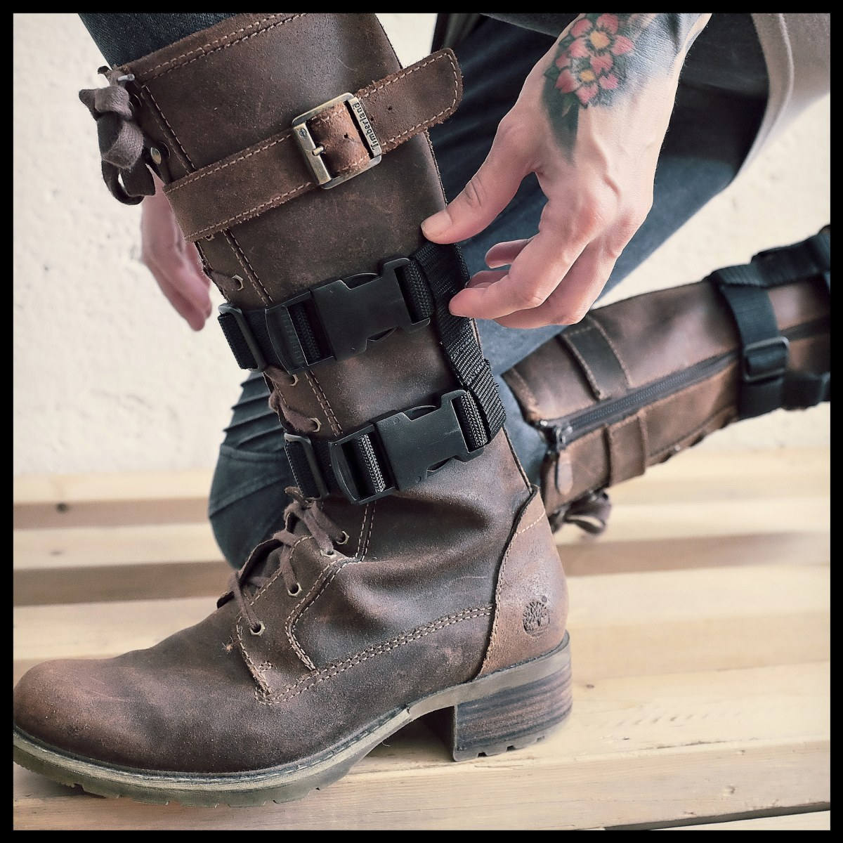 Apocalyptic Boot Garters Tomb Raider Costume Lara Croft Burning Man Fashion Boot Straps Pair Etsy