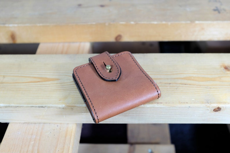 Hand made soft grain leather pouch