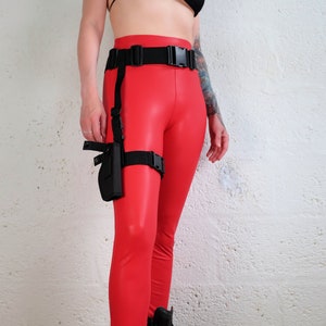 Tomb Raider Lara Croft Costume Leg Harness - Unisex SMALL, Cosplay Accessory, Halloween Prop