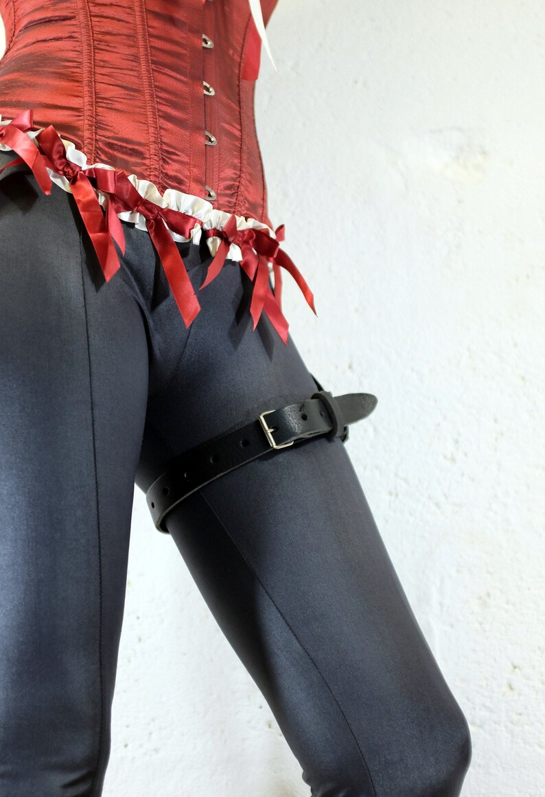 Leather Garter Belt Etsy