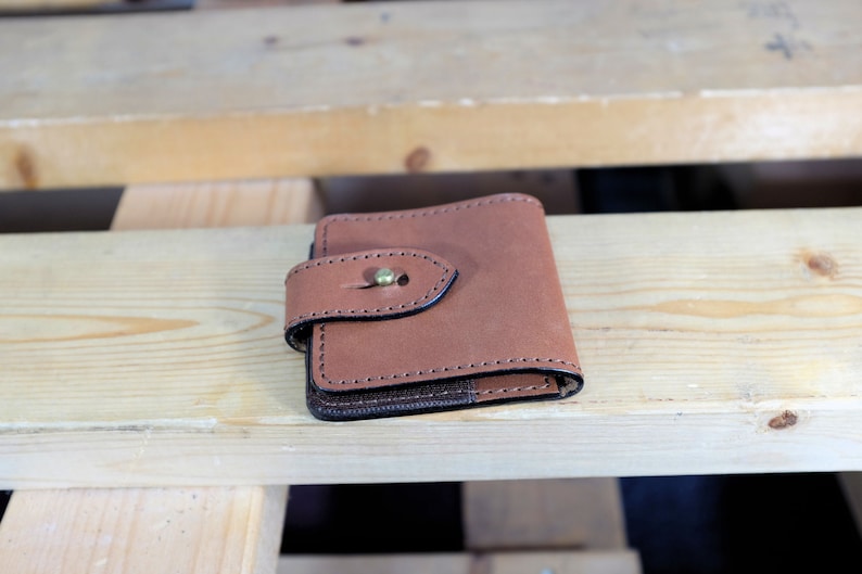 Hand made soft grain leather pouch