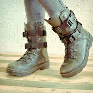 Burning Man Pirate Boot Straps Pair – Wasteland Costume, Zombie & Pirate Look