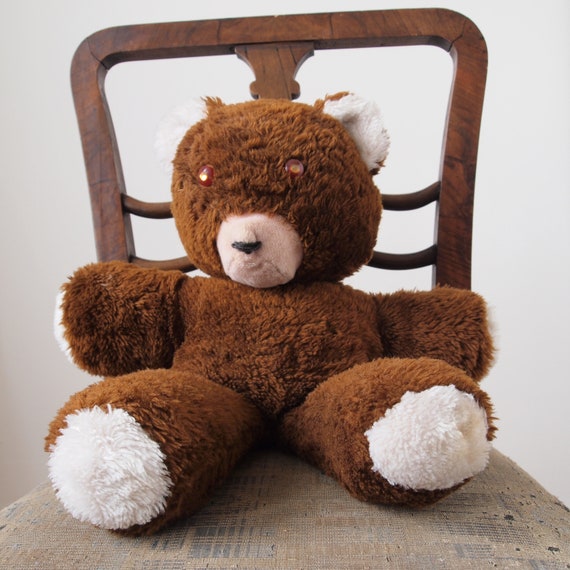 teddy bear with button eyes