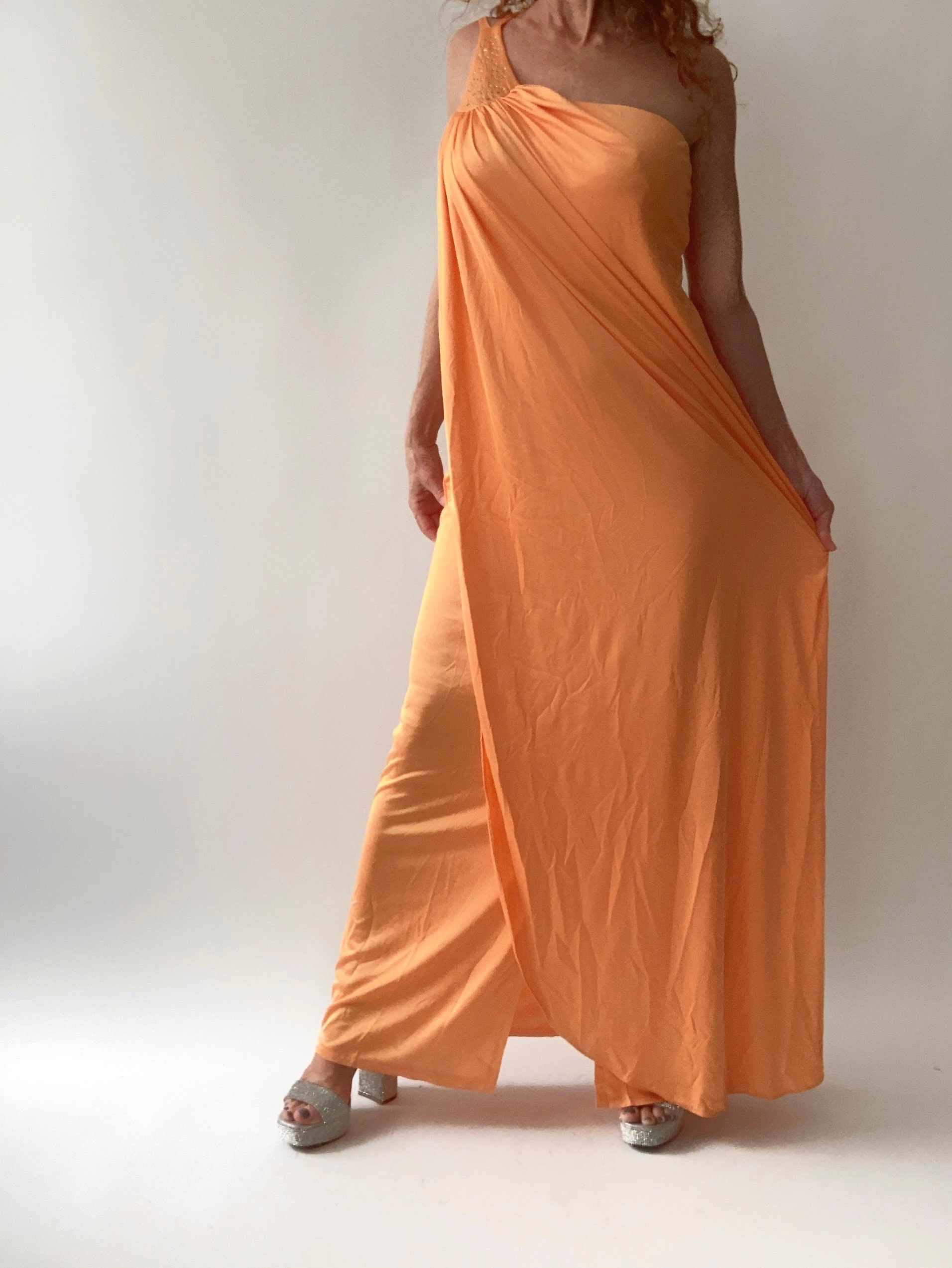 knee length dresses for ladies Mahli One-Shoulder Cut-Out Maxi Dress Floral
