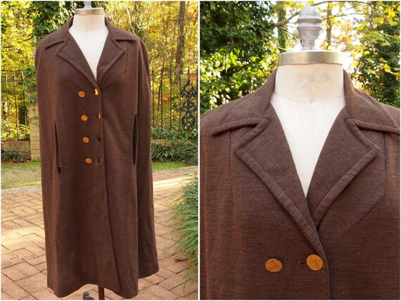 Cape Norman Wiatt Knits Double-breasted Brown 60's