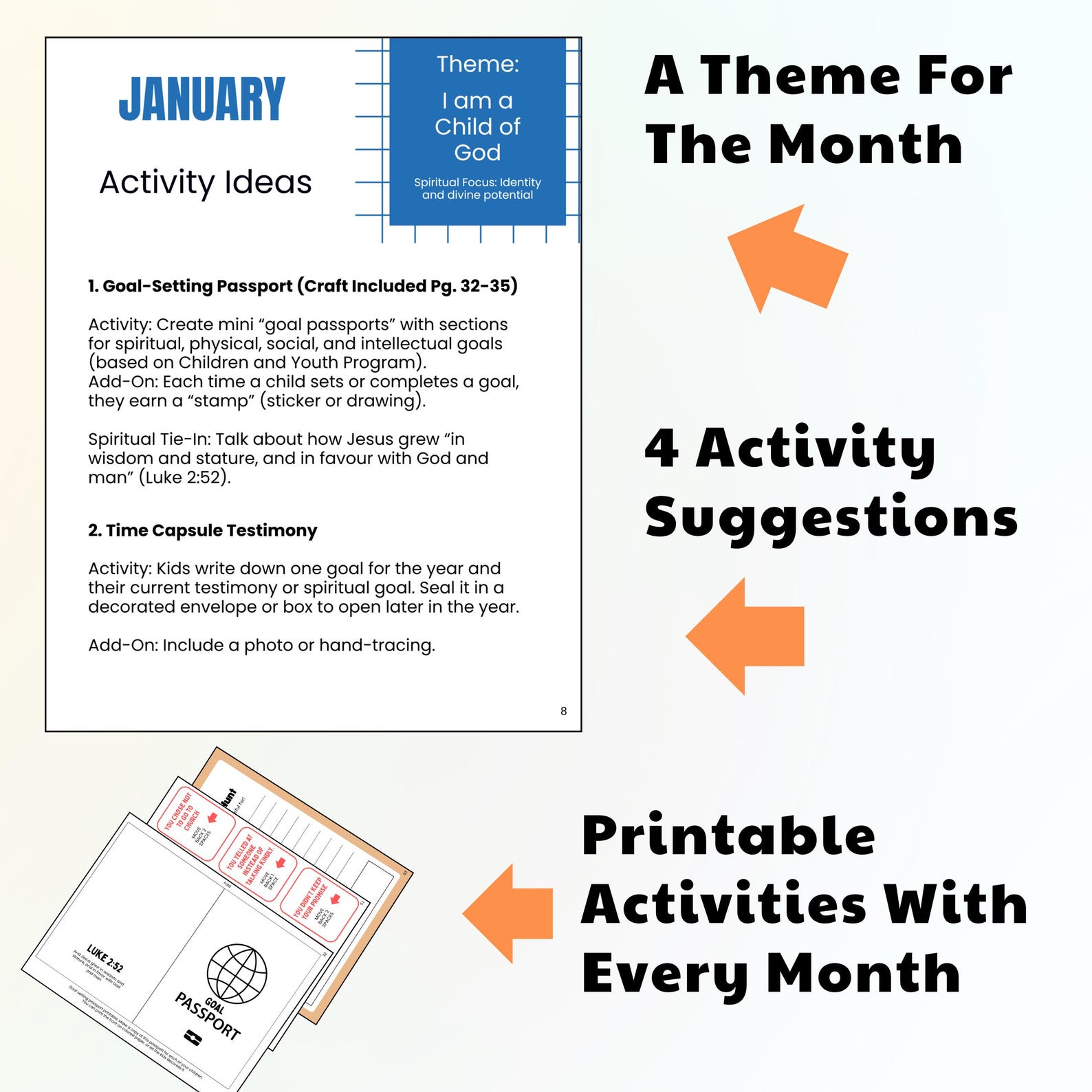 Primary Valiant Activities Guidebook- an Entire Year of Activities ...