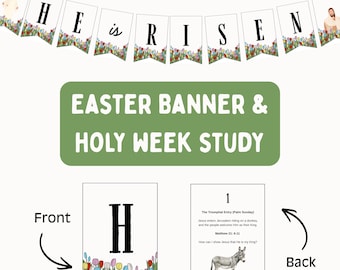 Easter Banner and Holy Week Study