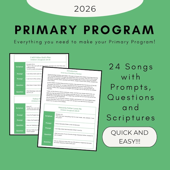 2026 Primary Program Template