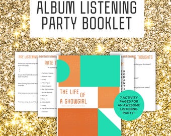 The Life of a Showgirl Album Listening Party Booklet