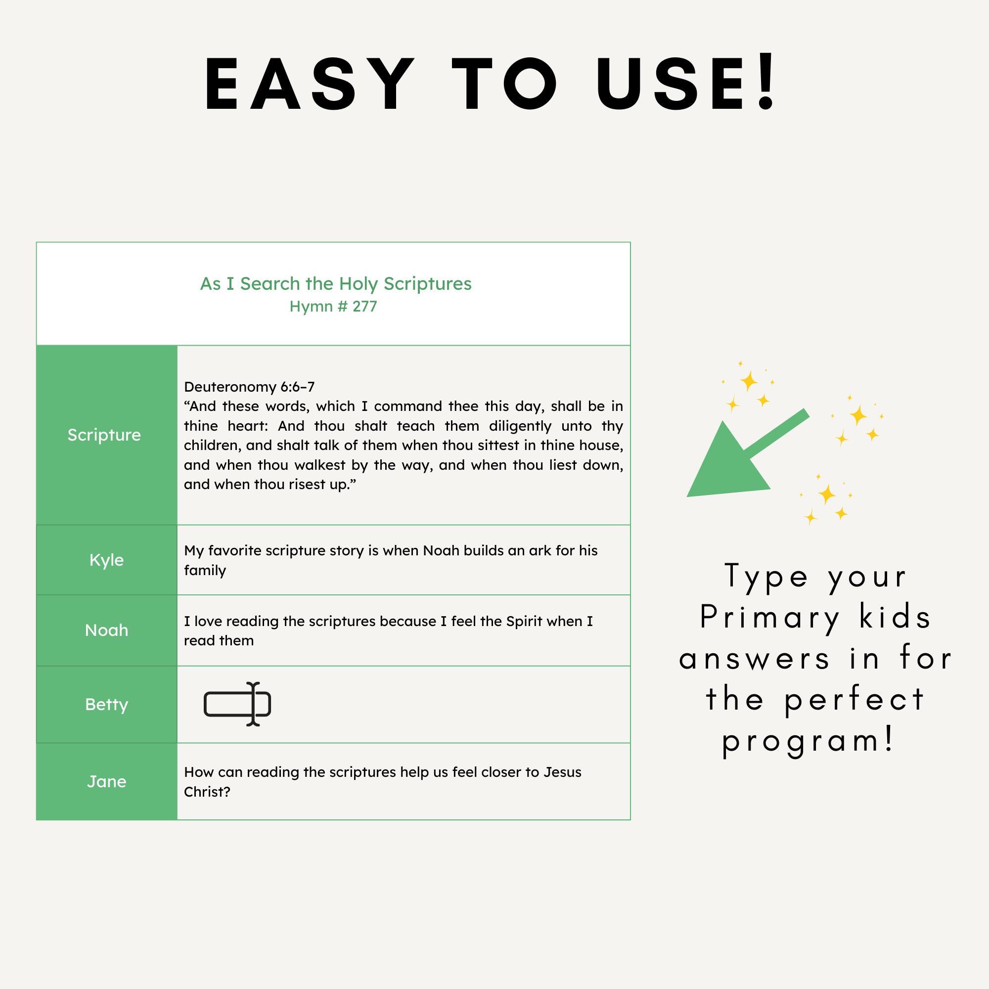 Primary Program Designs 2026 Primary Program Template - Etsy