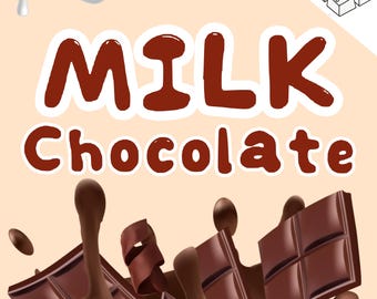 Carattere tipografico Bubble Chocolate al latte: lettere kawaii retrò lucide (OTF/TTF)