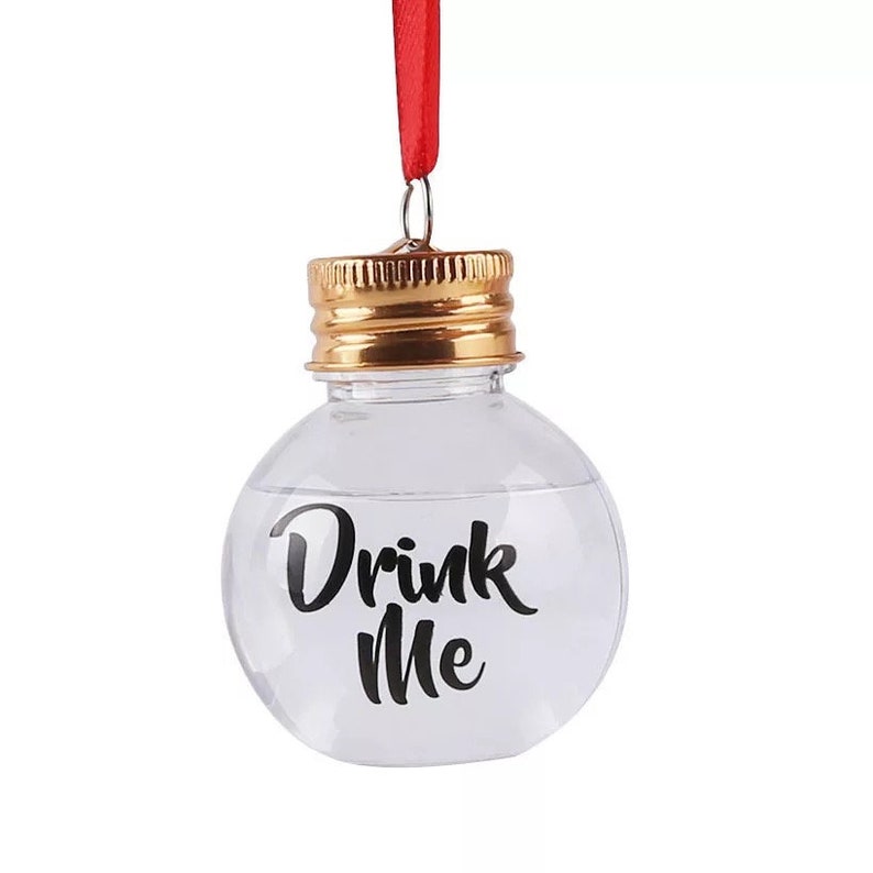 CHRISTMAS ORNAMENT Booze Ball Funny Ornament Shot Glass Etsy