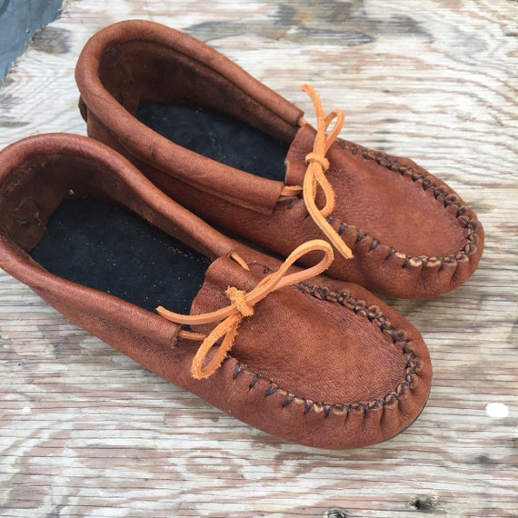 puckered moccasins
