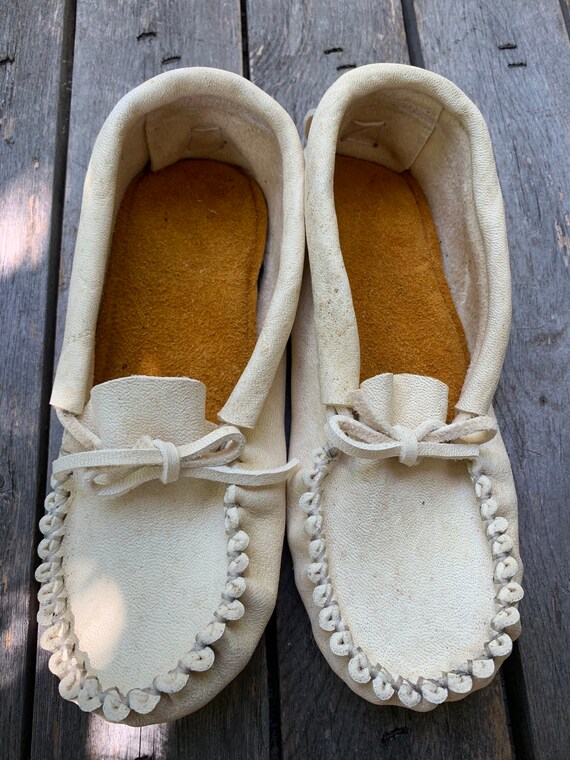 puckered moccasins