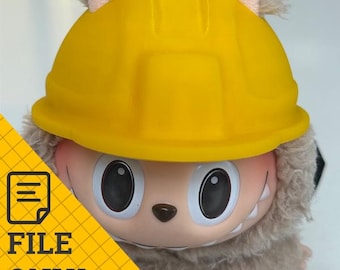 Labubu Construction Helmet - STL File ONLY